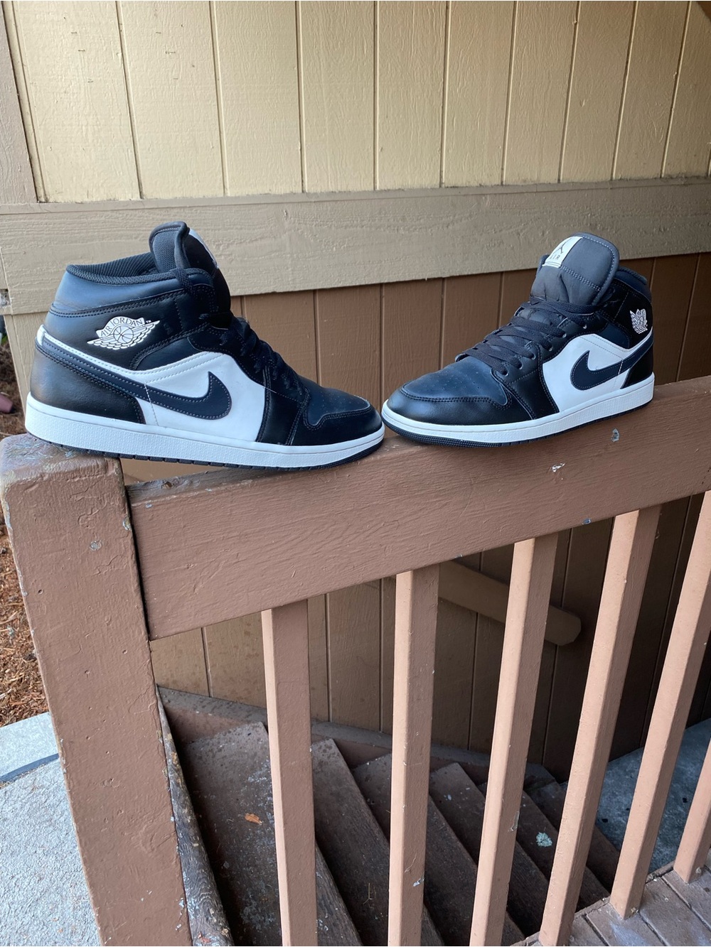 Black, Blue, and White Air Jordan 1’s Size 12 Men’s